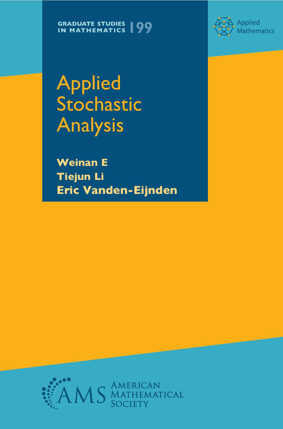 1 ac9Ixo1s (Graduate Studies in Mathematics,199) Weinan E  Tiejun Li  Eric Vanden-Eijnden