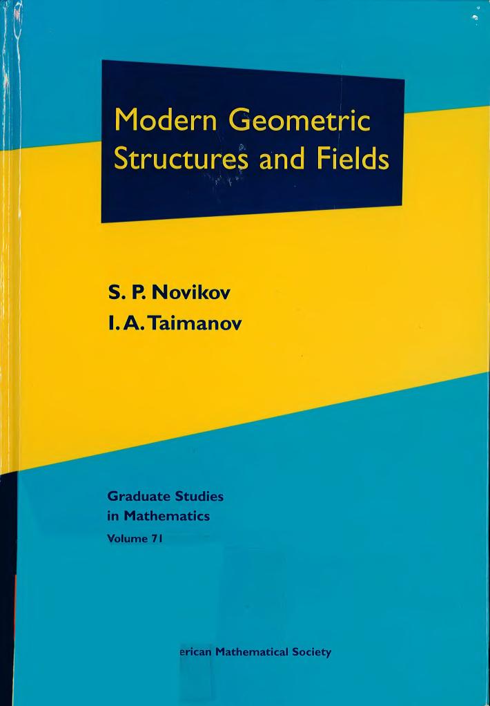 1 AT704ZwD (Graduate Studies in Mathematics,071) S. P. Novikov, I. A. Taimanov