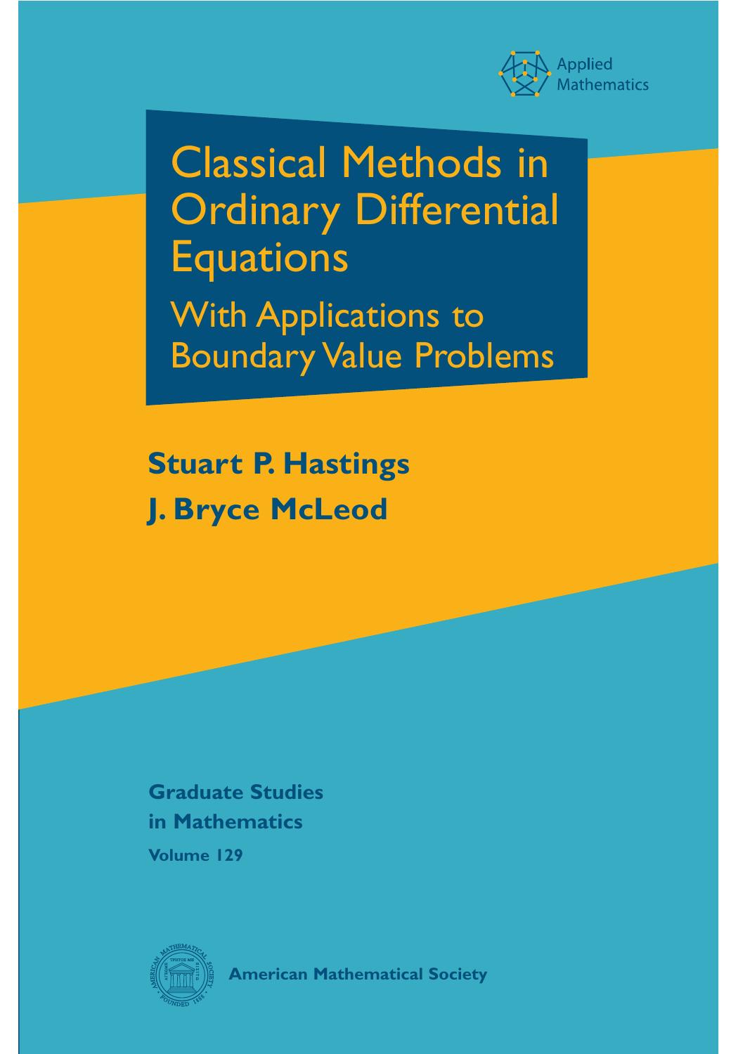 1 bVxYUcuu (Graduate Studies in Mathematics,129) Stuart P. Hastings, J. Bryce Mcleod