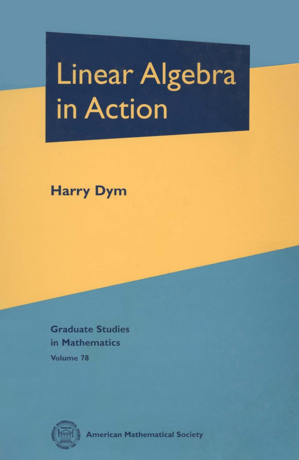 1 D52aB9VO (Graduate Studies in Mathematics,078) Harry Dym