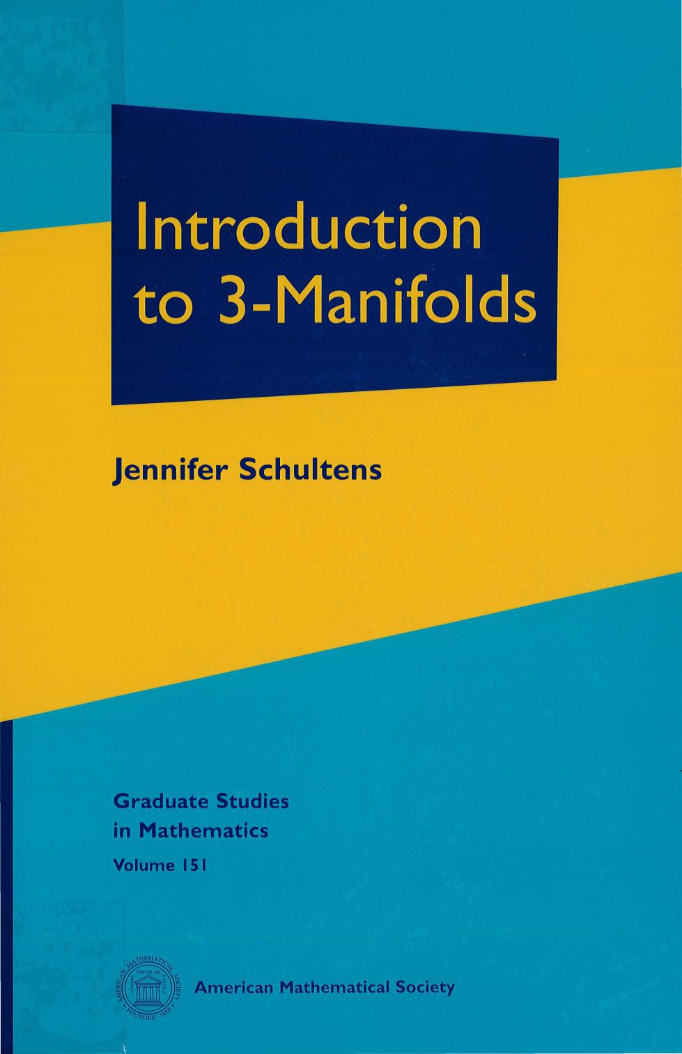 1 DUv6OKcB (Graduate Studies in Mathematics,151) Jennifer Schultens