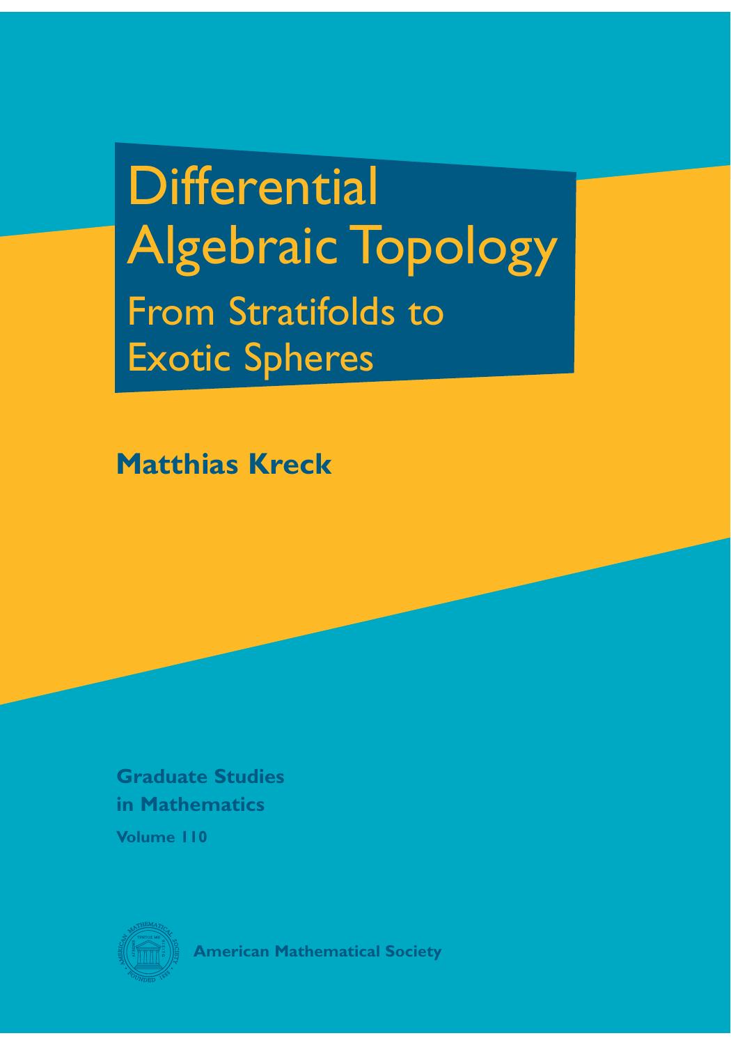 1 G4xLG6L7 (Graduate Studies in Mathematics,110) Matthias Kreck