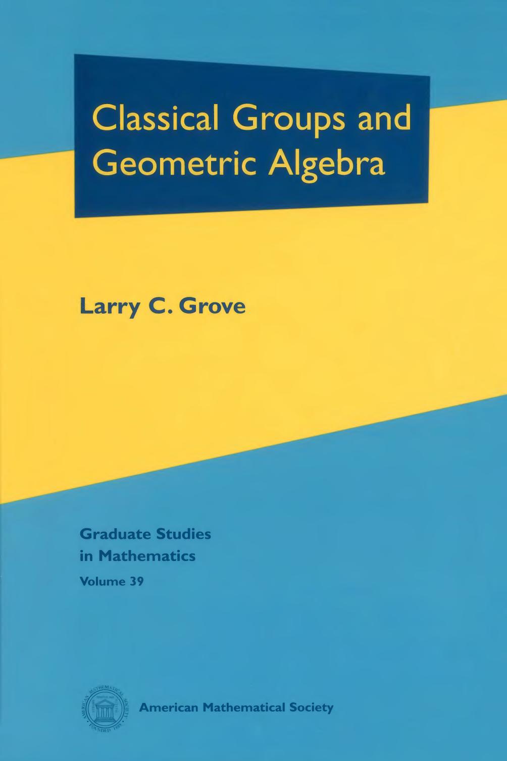 1 mt8SvVxY (Graduate Studies in Mathematics,039) Larry C. Grove