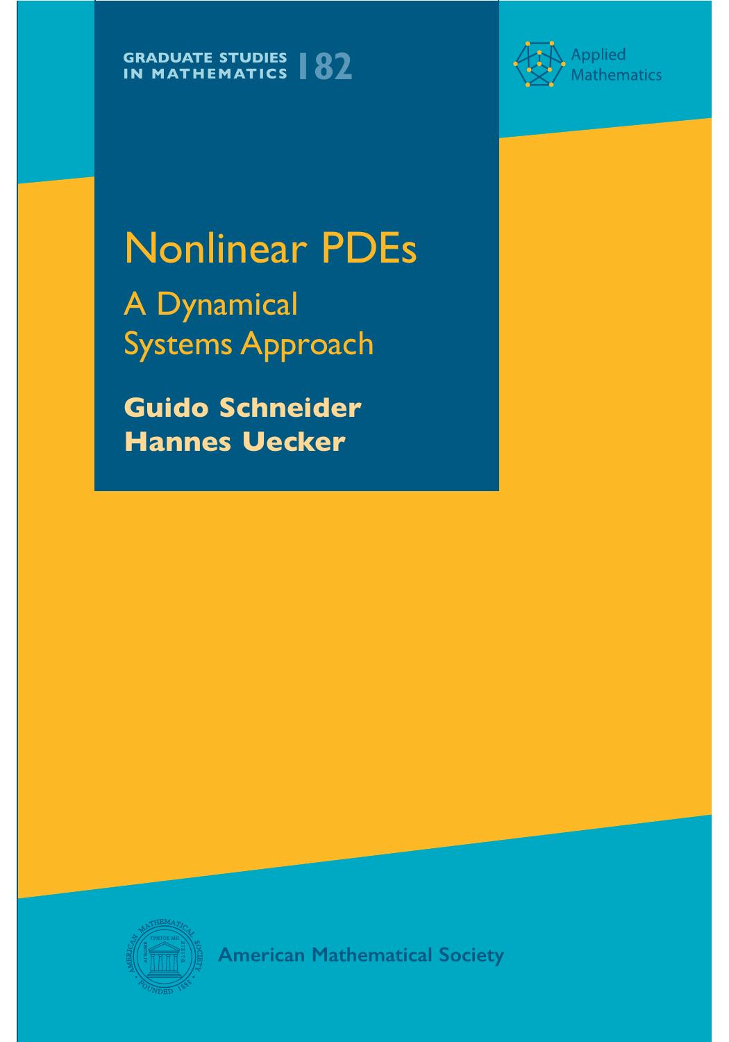 Nonlinear PDEs