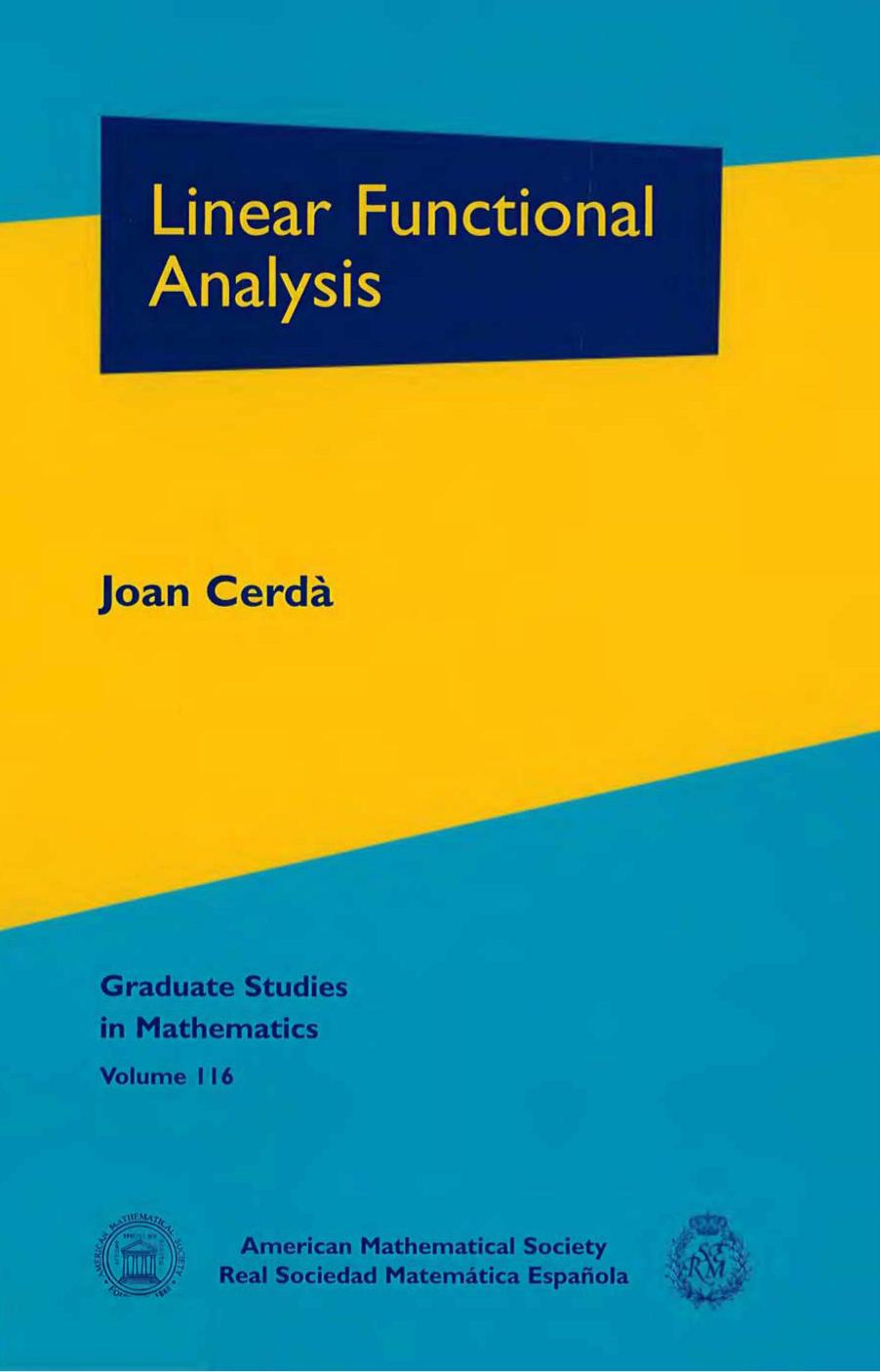 1 O1eoFE1T (Graduate Studies in Mathematics,116) Joan Cerdà