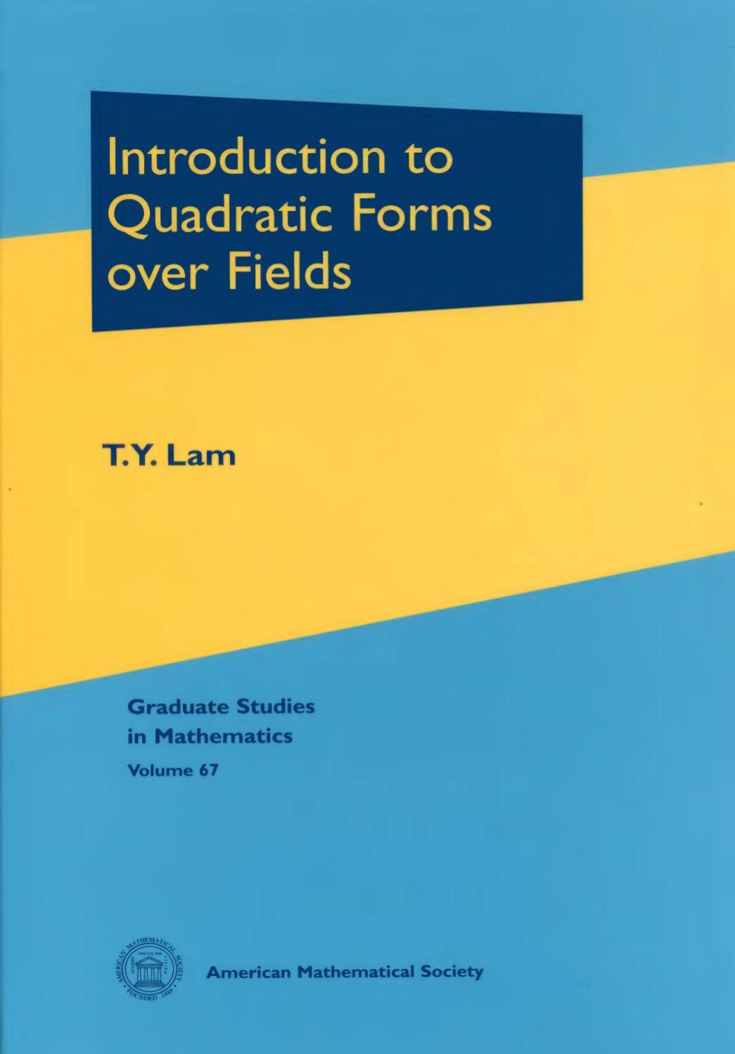 1 oMv1nK1t (Graduate Studies in Mathematics,067) Lam T.Y.