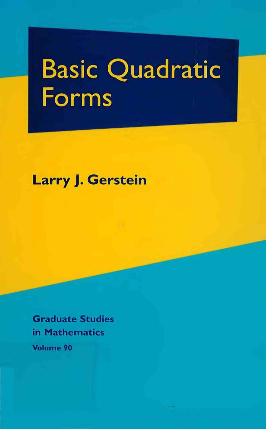 1 PqIUVx5I (Graduate Studies in Mathematics,090) Larry J. Gerstein