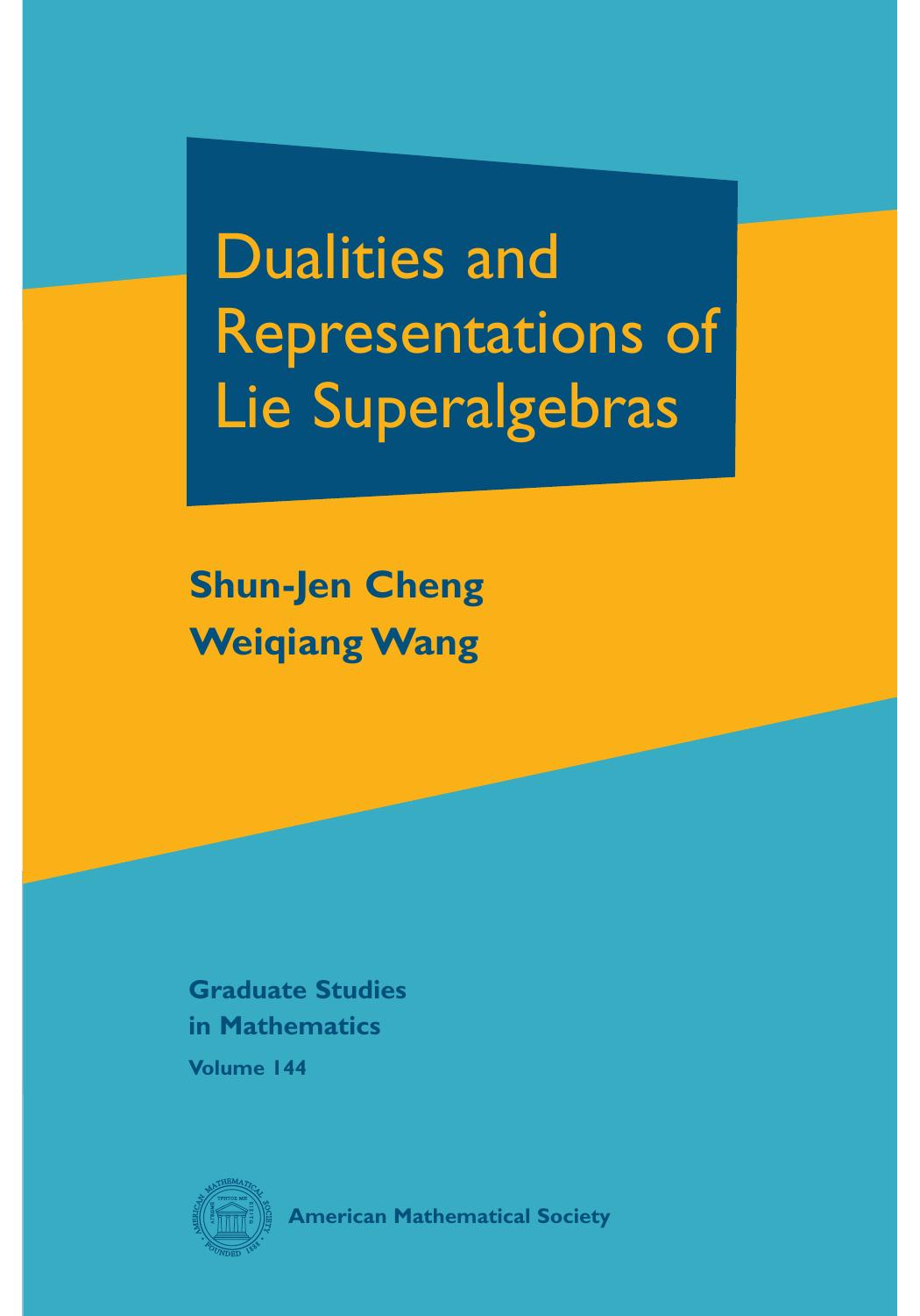 1 trlZLqyf (Graduate Studies in Mathematics,144) Shun-jen Cheng, Weiqiang Wang