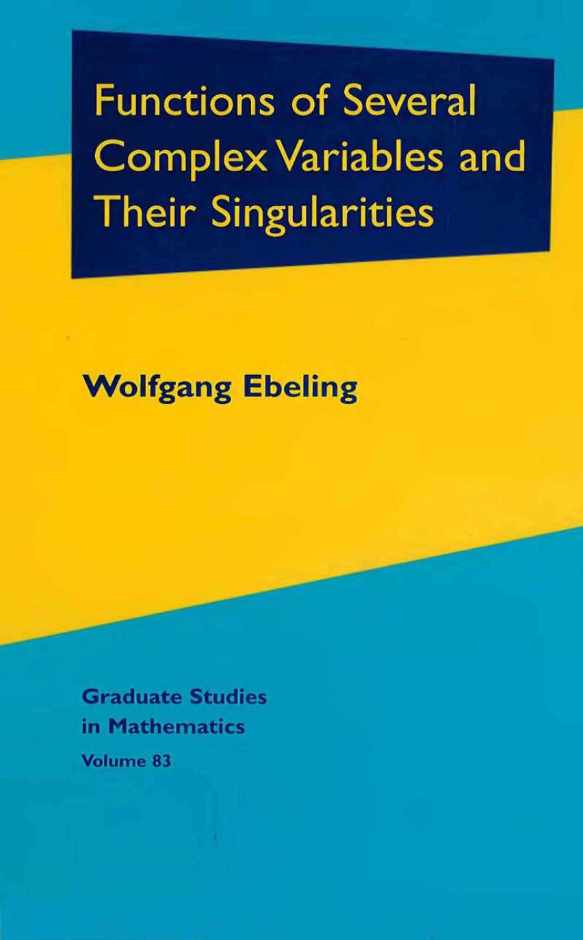 1 YttGi4iu (Graduate Studies in Mathematics,083) Wolfgang Ebeling