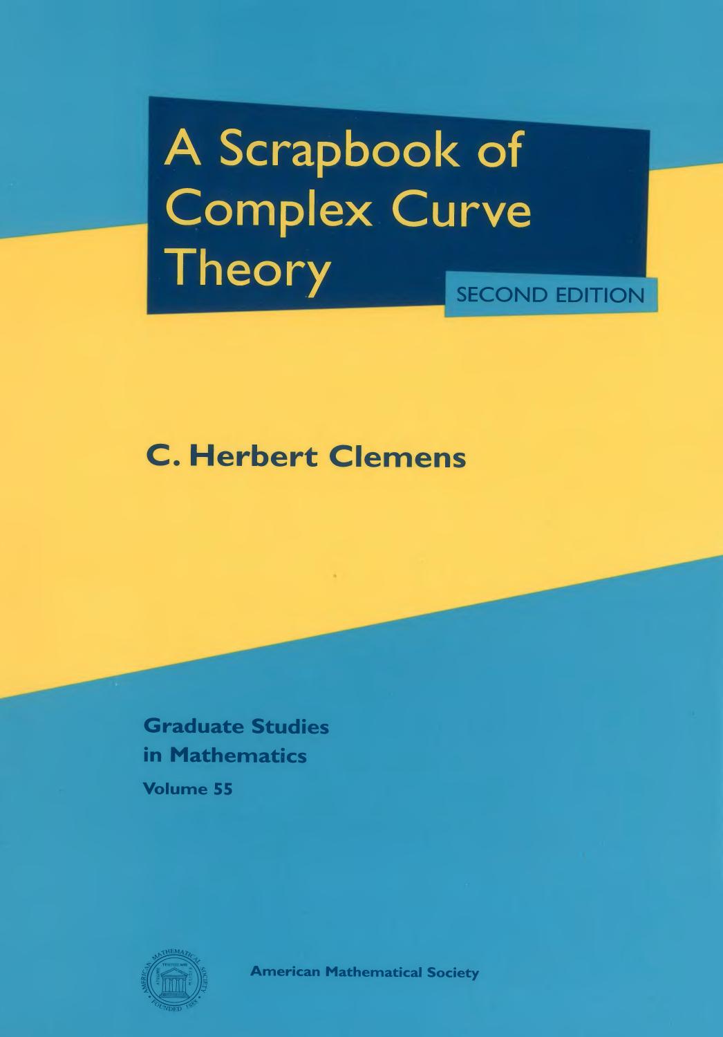 1 zgkLWR9f (Graduate Studies in Mathematics,055) C. Herbert Clemens