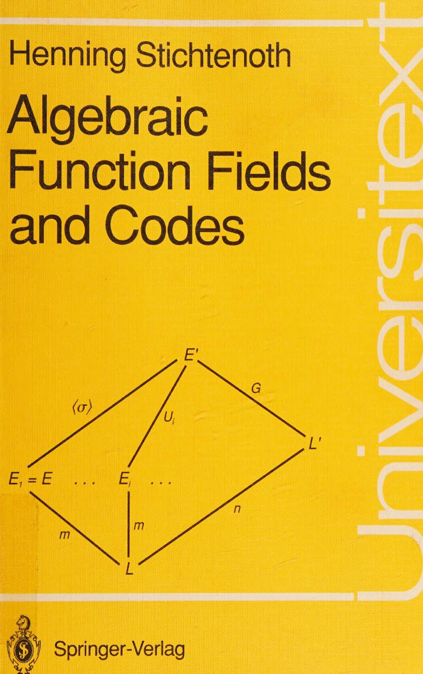 Algebraic function fields and codes