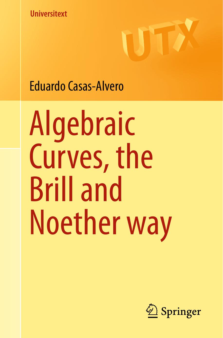 AlgebraicCurvesCasasAlvero.dvi