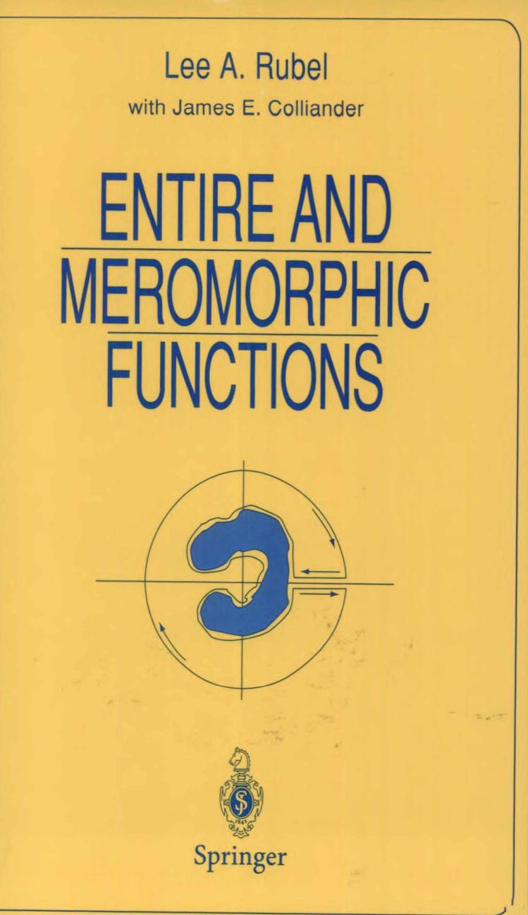 Entire and meromorphic functions