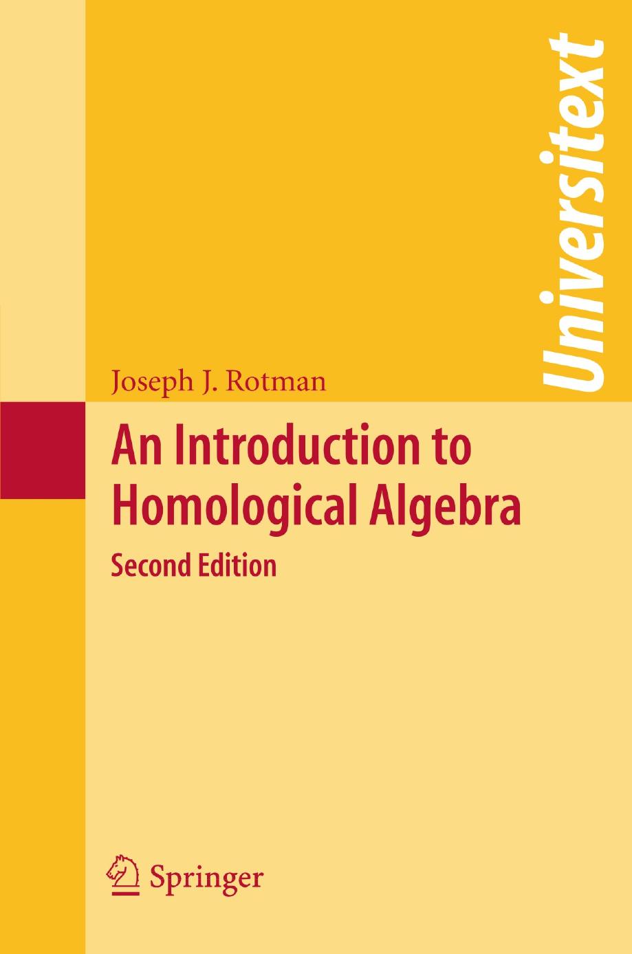 An Introduction to Homological Algebra