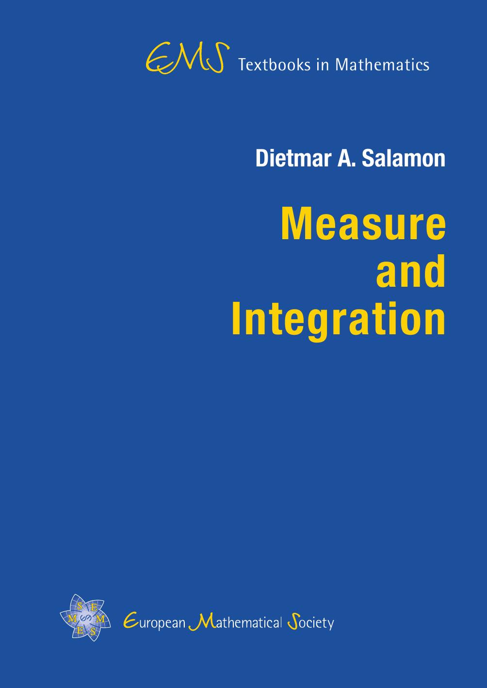 "Measure and integration"