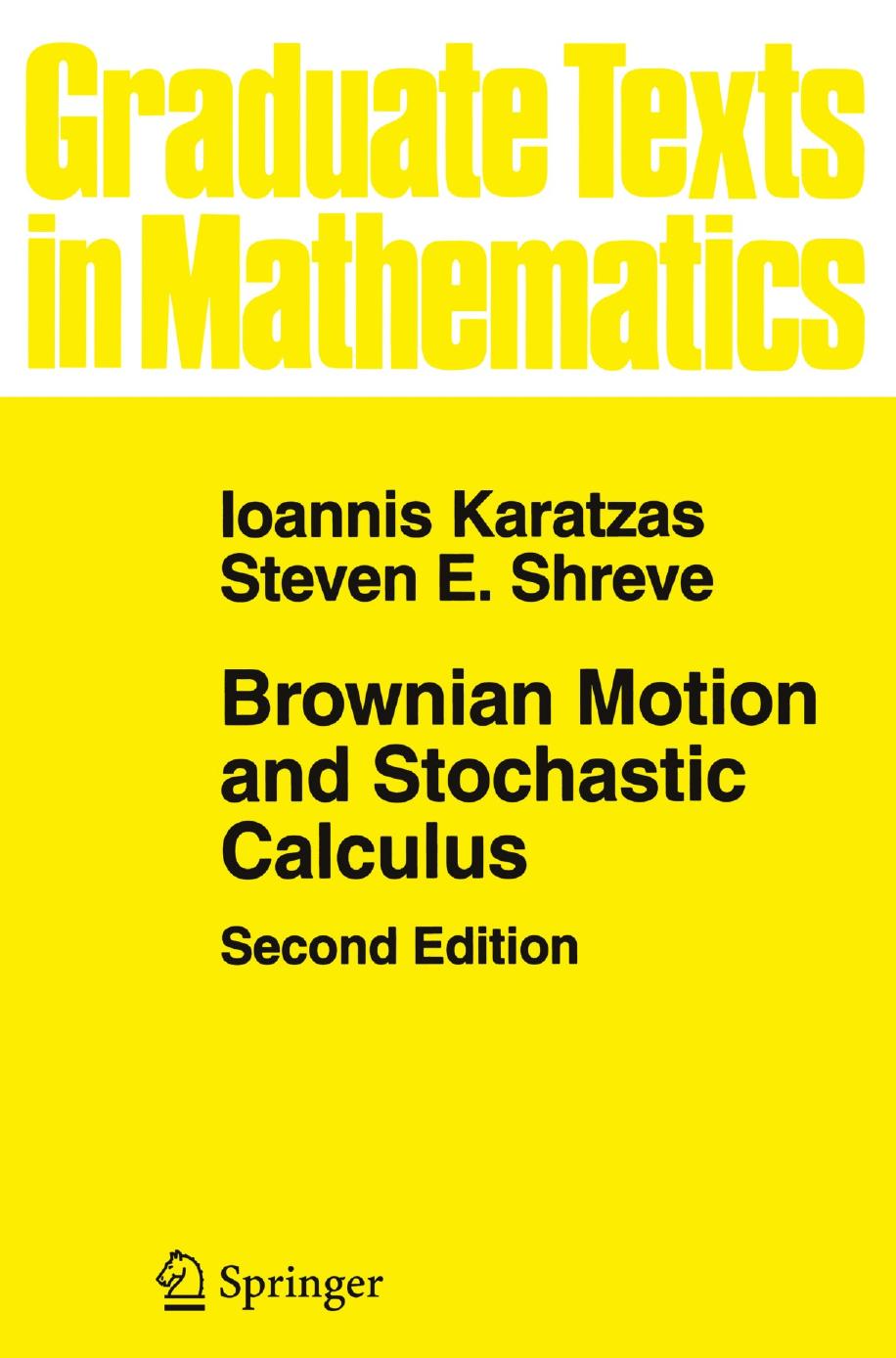 1 0Ka4P51G GTM 113 - ISBN978-1-4612-0949-2 - Ioannis Karatzas, Steven E. Shreve