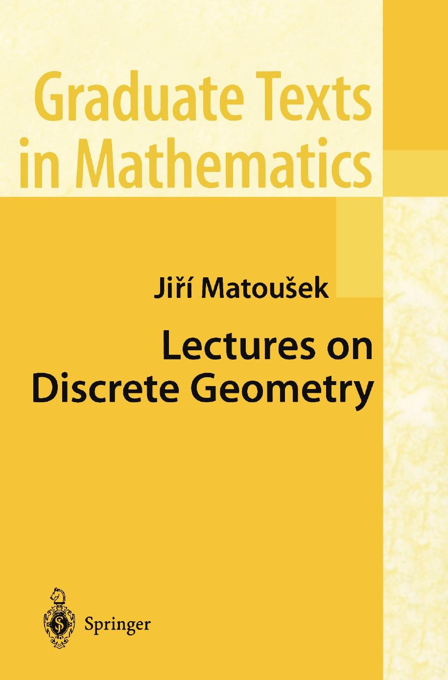 1 AMYK5BpL GTM 212 - ISBN978-1-4613-0039-7 - Jiří Matoušek