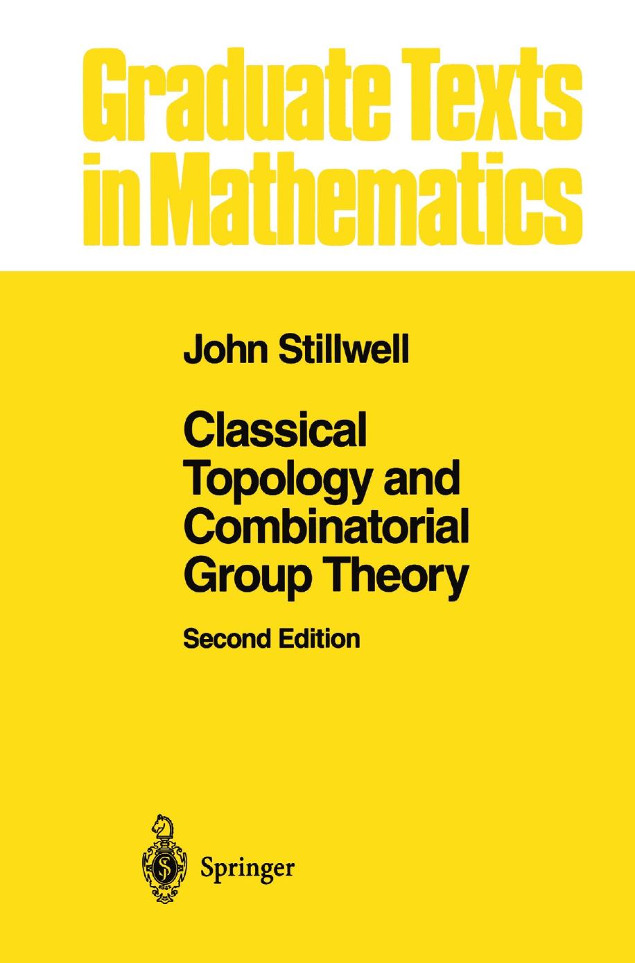 1 BS5JgvRk GTM 072 - ISBN978-1-4612-4372-4 - John Stillwell