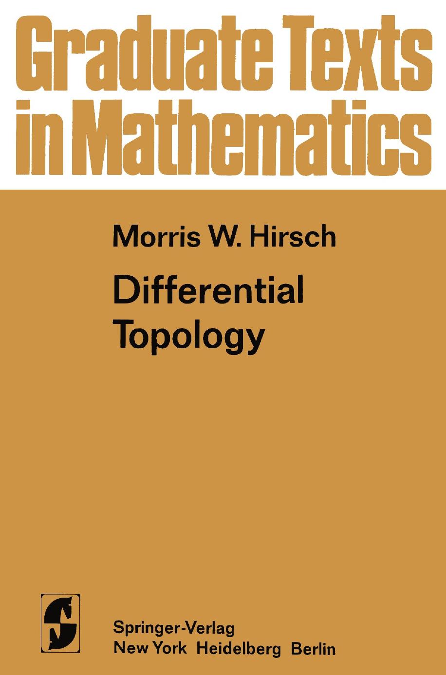 1 E1AuJwuY GTM 033 - ISBN978-1-4684-9449-5 - Morris W. Hirsch