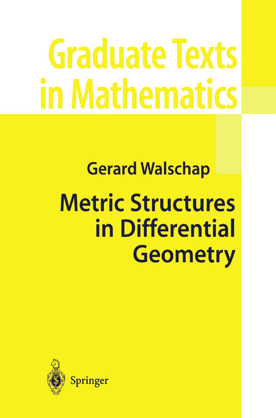 1 F43cVvCT GTM 224 - ISBN978-0-387-21826-7 - Gerard Walschap