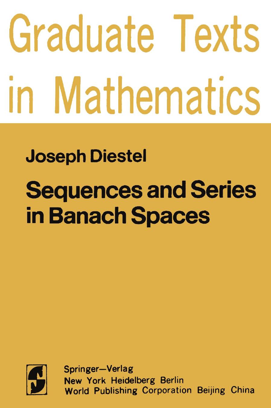 1 FzRFSWN2 GTM 092 - ISBN978-1-4612-5200-9 - Joseph Diestel