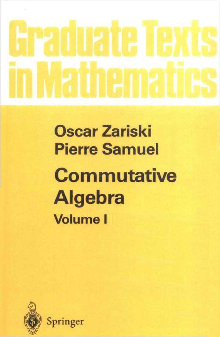 1 HnhSx2lQ GTM 028 - ISBN978-0-387-90089-6 - Oscar Zariski, Pierre Samuel - Commutative Algebra