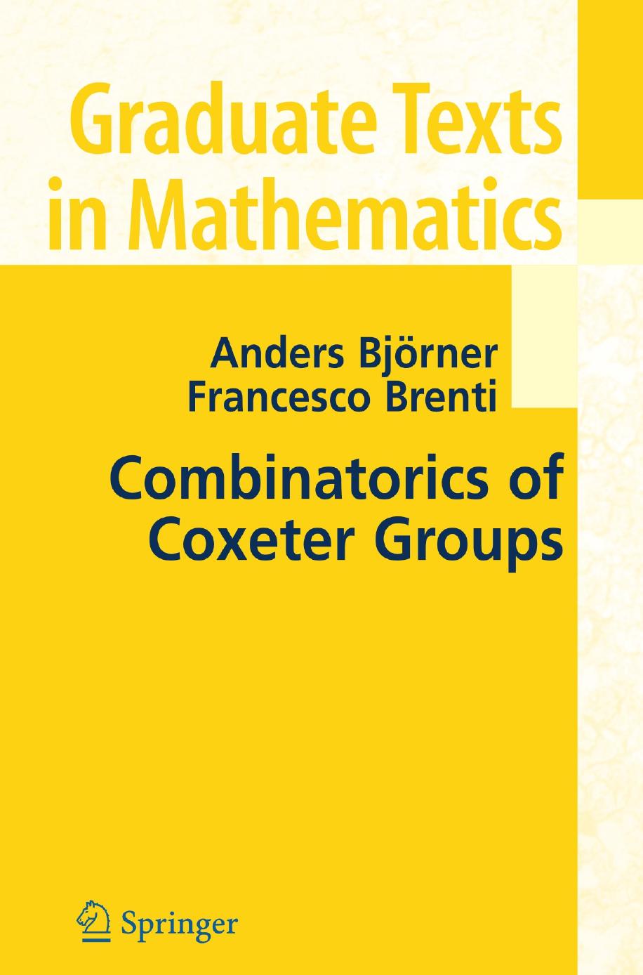 1 n8CZxBjq GTM 231 - ISBN978-3-540-44238-7 - Anders Bjorner, Francesco Brenti