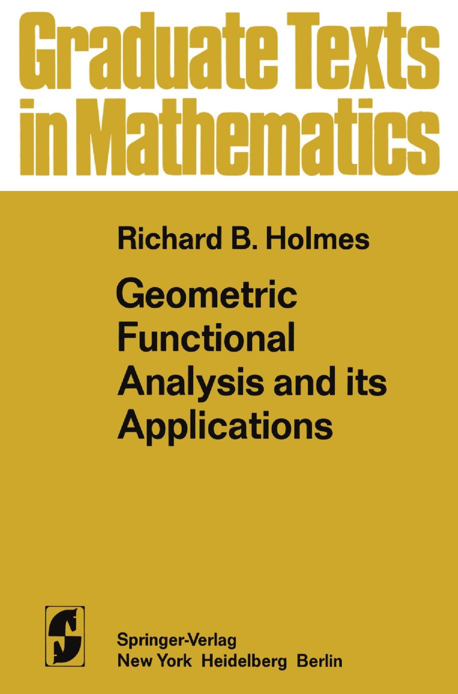 1 QPiApdG3 GTM 024 - ISBN978-1-4684-9369-6 - Richard B. Holmes