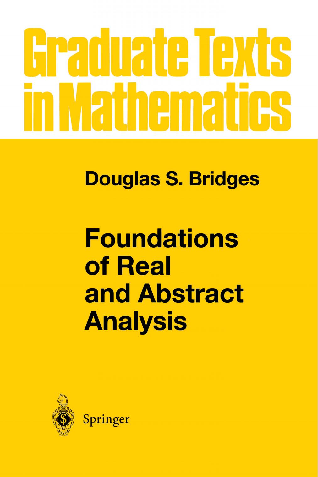 1 RdOQ70ds GTM 174 - ISBN978-0-387-98239-7 - Douglas S. Bridges