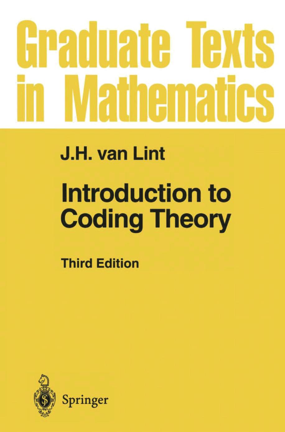 1 UH7fgHsQ GTM 086 - ISBN978-3-642-58575-3 - J. H. van Lint