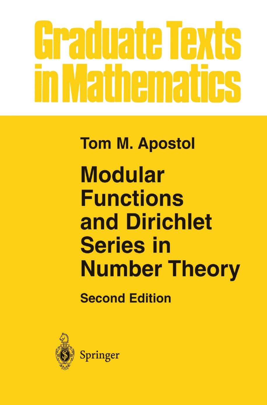 1 Vmah3evX GTM 041 - ISBN978-1-4612-0999-7 - Tom M. Apostol