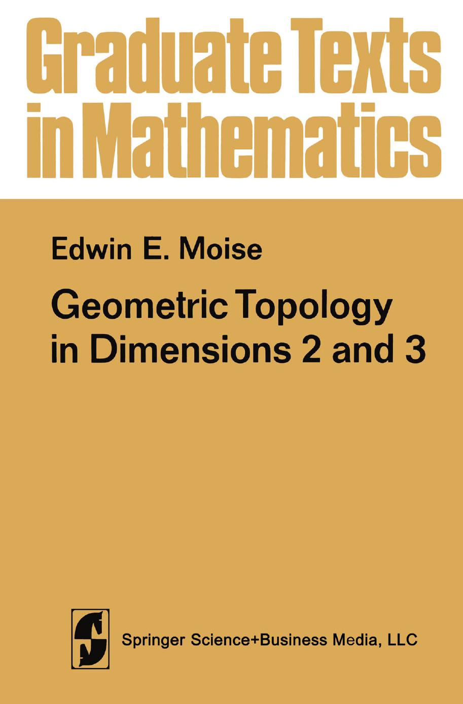 1 wtKLmIf1 GTM 047 - ISBN978-1-4612-9906-6 - Edwin E. Moise