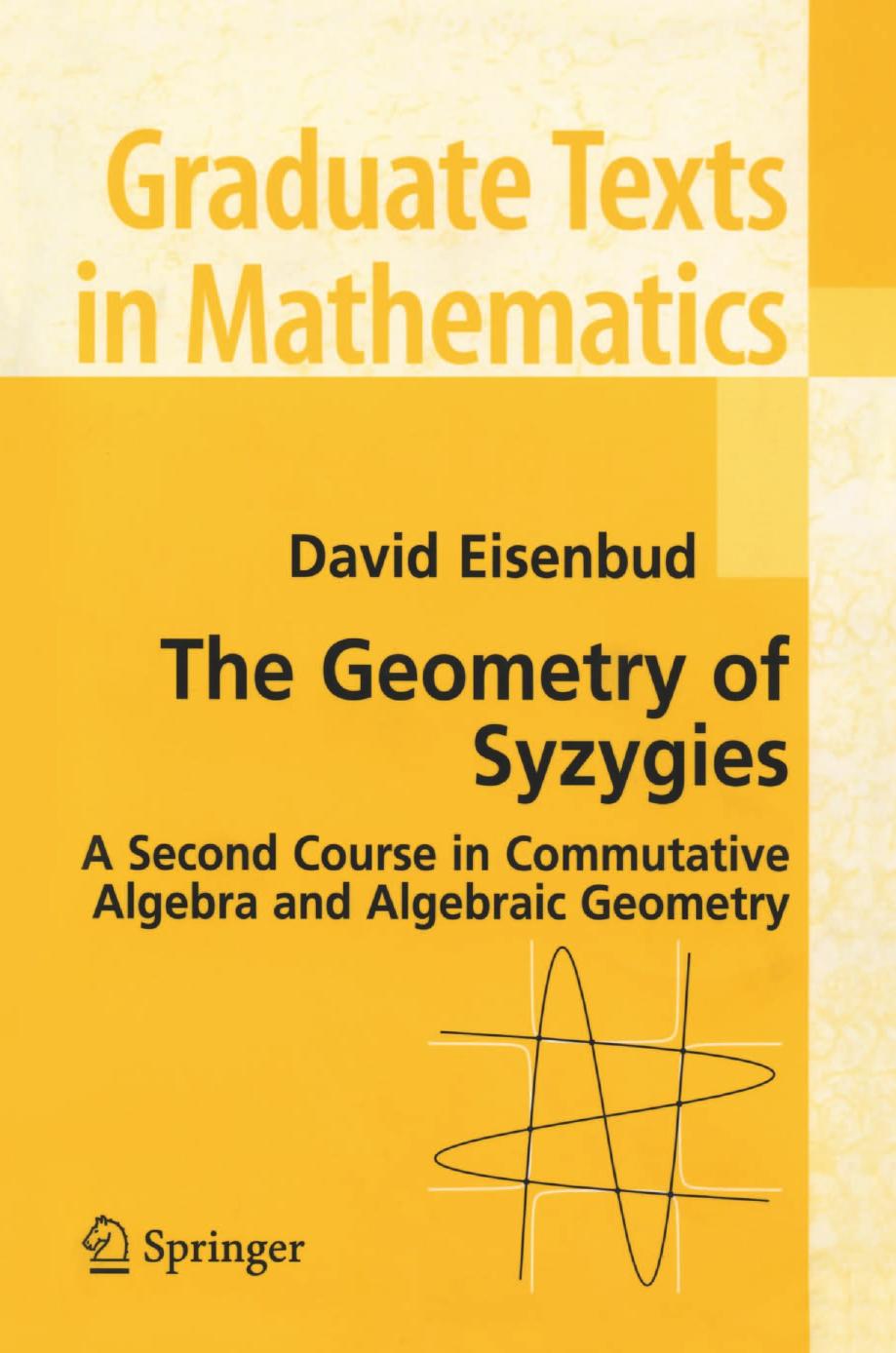 1 X0z31NP4 GTM 229 - ISBN978-0-387-22215-8 - David Eisenbud - The Geometry of Syzygies