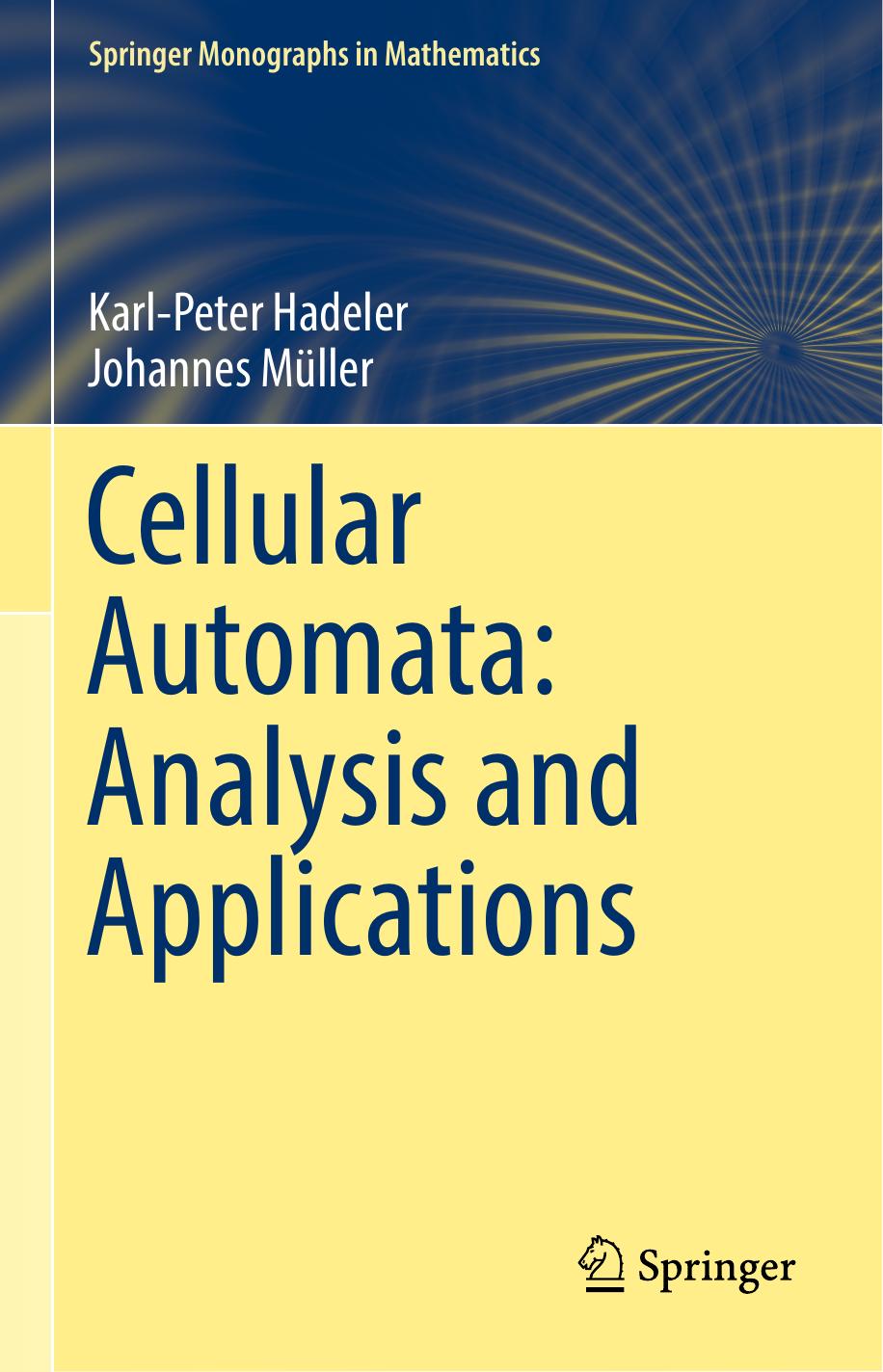 1 3twBWODp (Springer Monographs in Mathematics) Karl-Peter Hadeler, Johannes MÃ¼ller