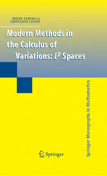 1 6jGMCOvZ (Springer Monographs in Mathematics) Irene Fonseca, Giovanni Leoni