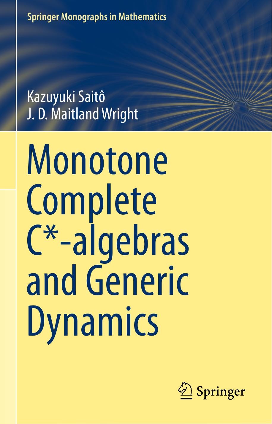 1 cMH0q3IO (Springer Monographs in Mathematics) Kazuyuki SaitÃ´, J. D. Maitland Wright