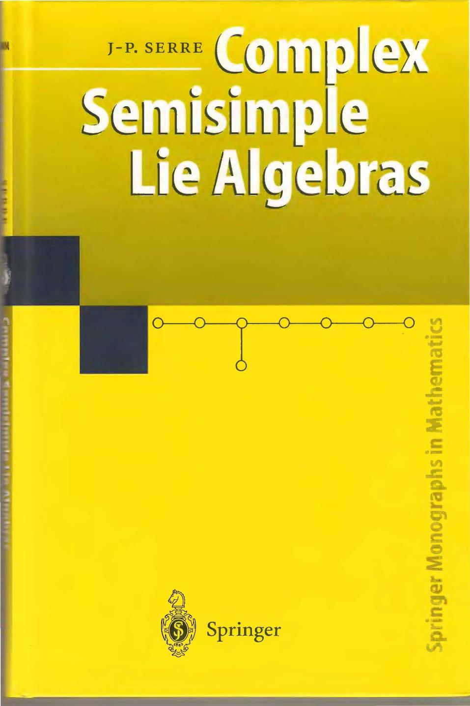 1 EhVbcCji (Springer Monographs in Mathematics) Jean-Pierre Serre