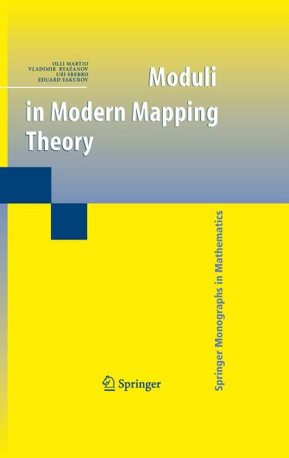 1 y7jm4H78 (Springer Monographs in Mathematics) Olli Martio, Vladimir Ryazanov, Uri Srebro, Eduard Yakubov (auth.)