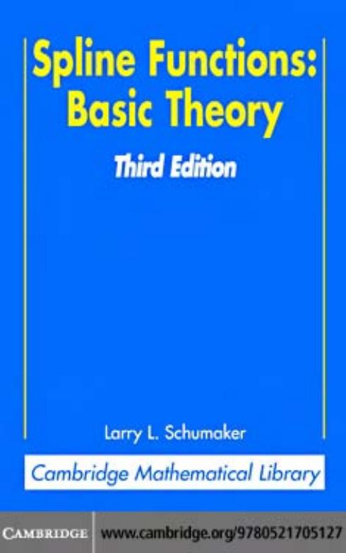 1_kcfXpsRc_Larry Schumaker - Spline Functions~ Basic Theory