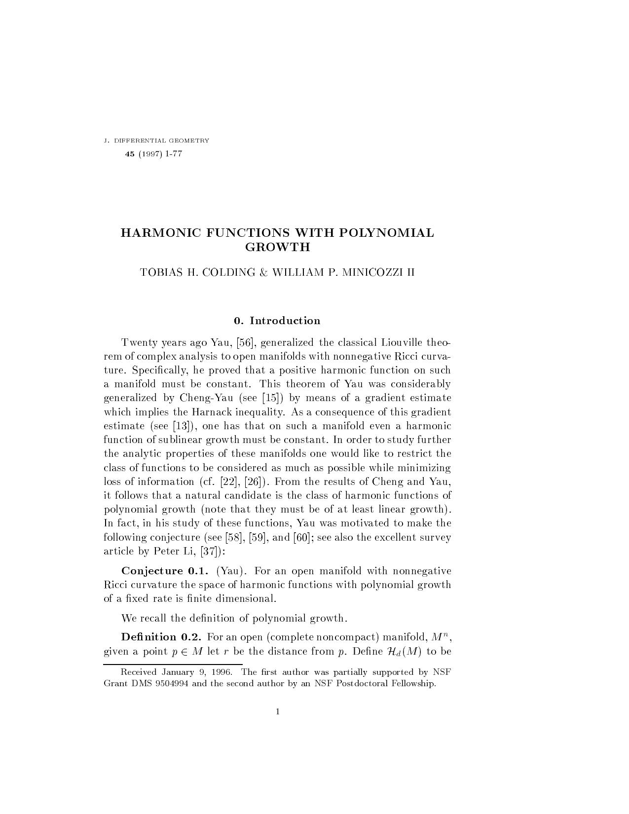 1_2fsq57yh_HARMONIC FUNCTIONS WITH POLYNOMIAL