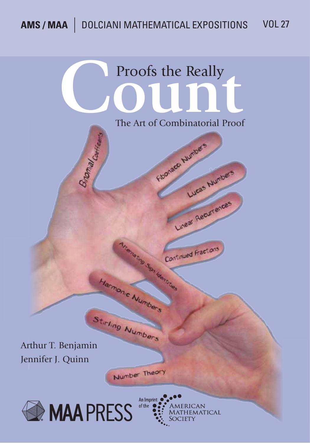 1_IEfsdABm_Proofs That Really Count The Art of Combinatorial Proof (Arthur T. Benjamin, Jennifer J. Quinn) (Z-Library)