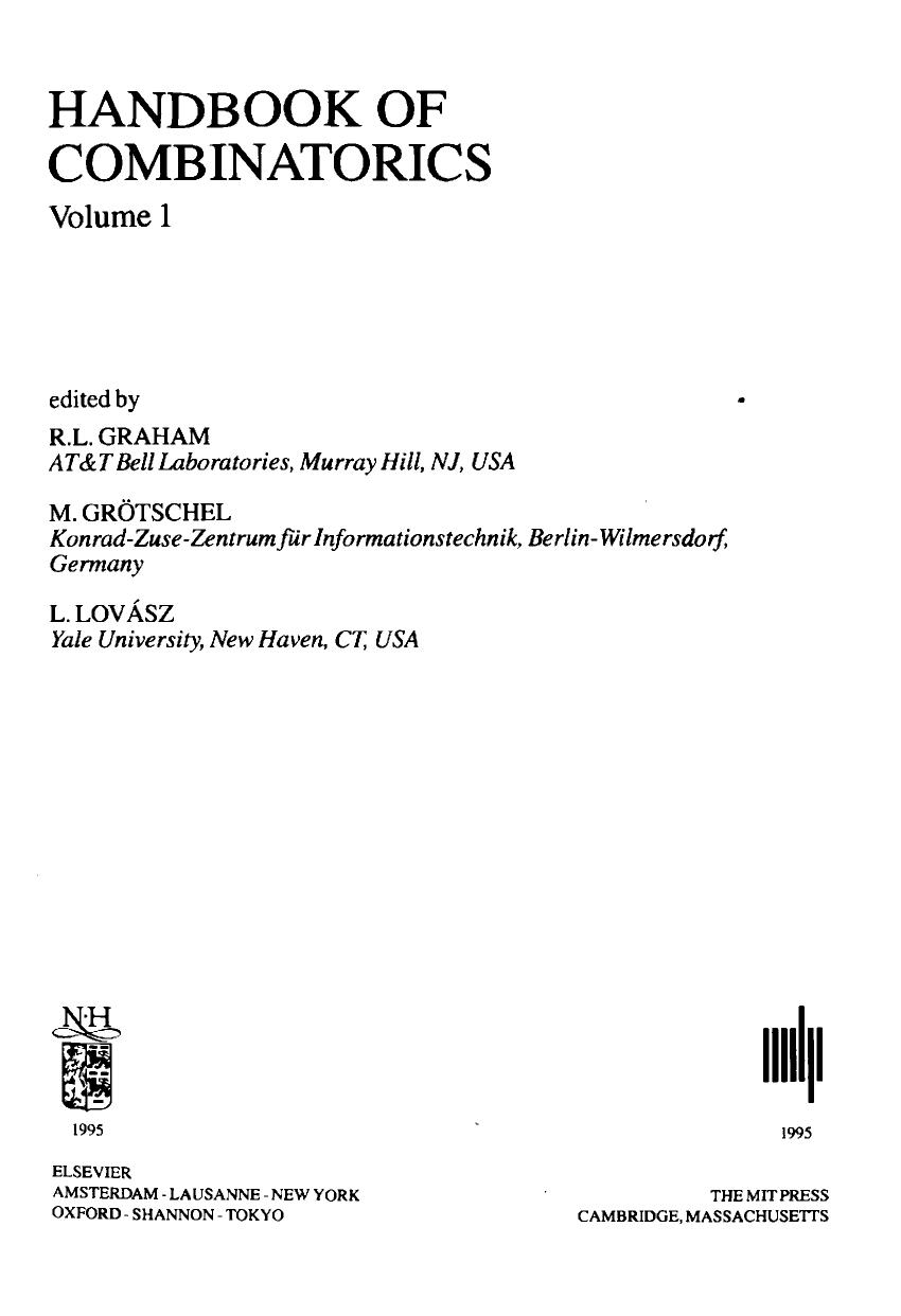 1_bEOv2yie_Handbook of Combinatorics Vol. 1 (Graham et al.) (Z-Library)