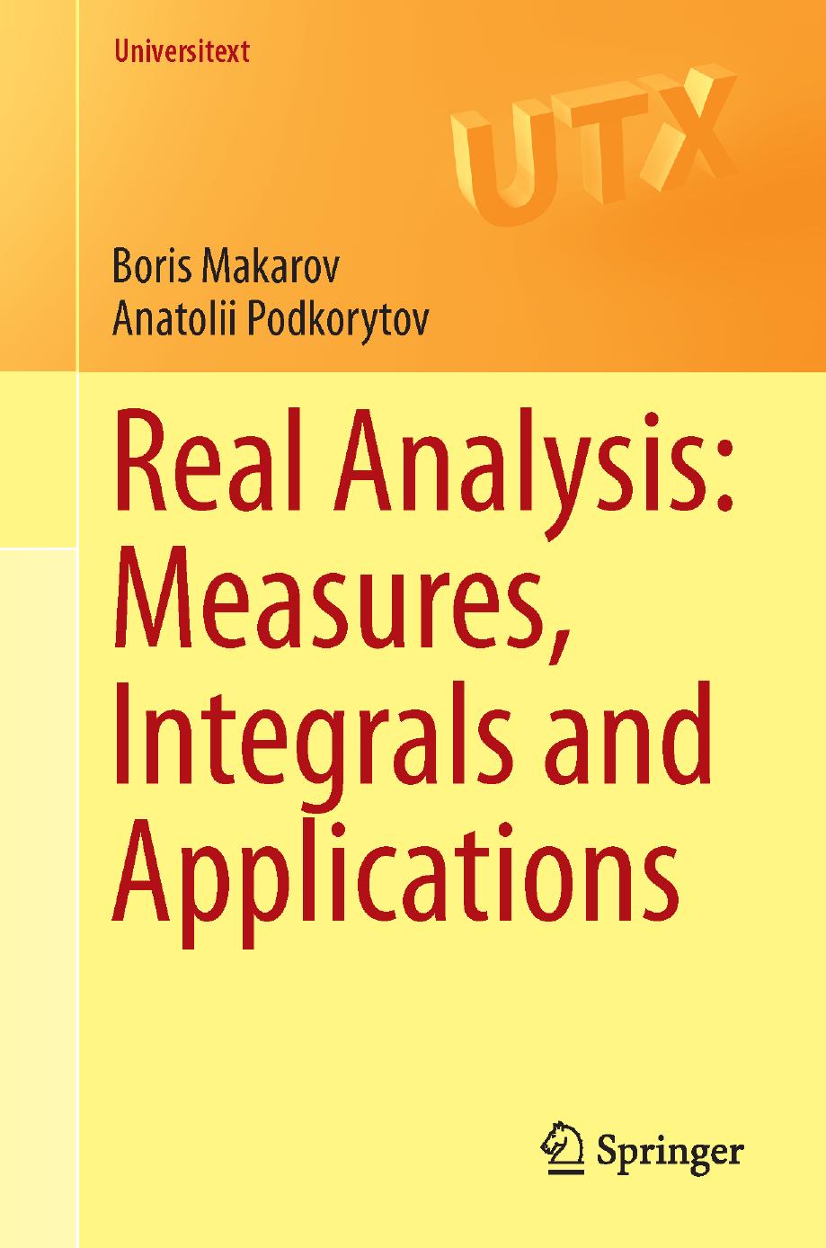 1_S6vll8B0_Real Analysis_ Measures, Integrals and Applications  2013