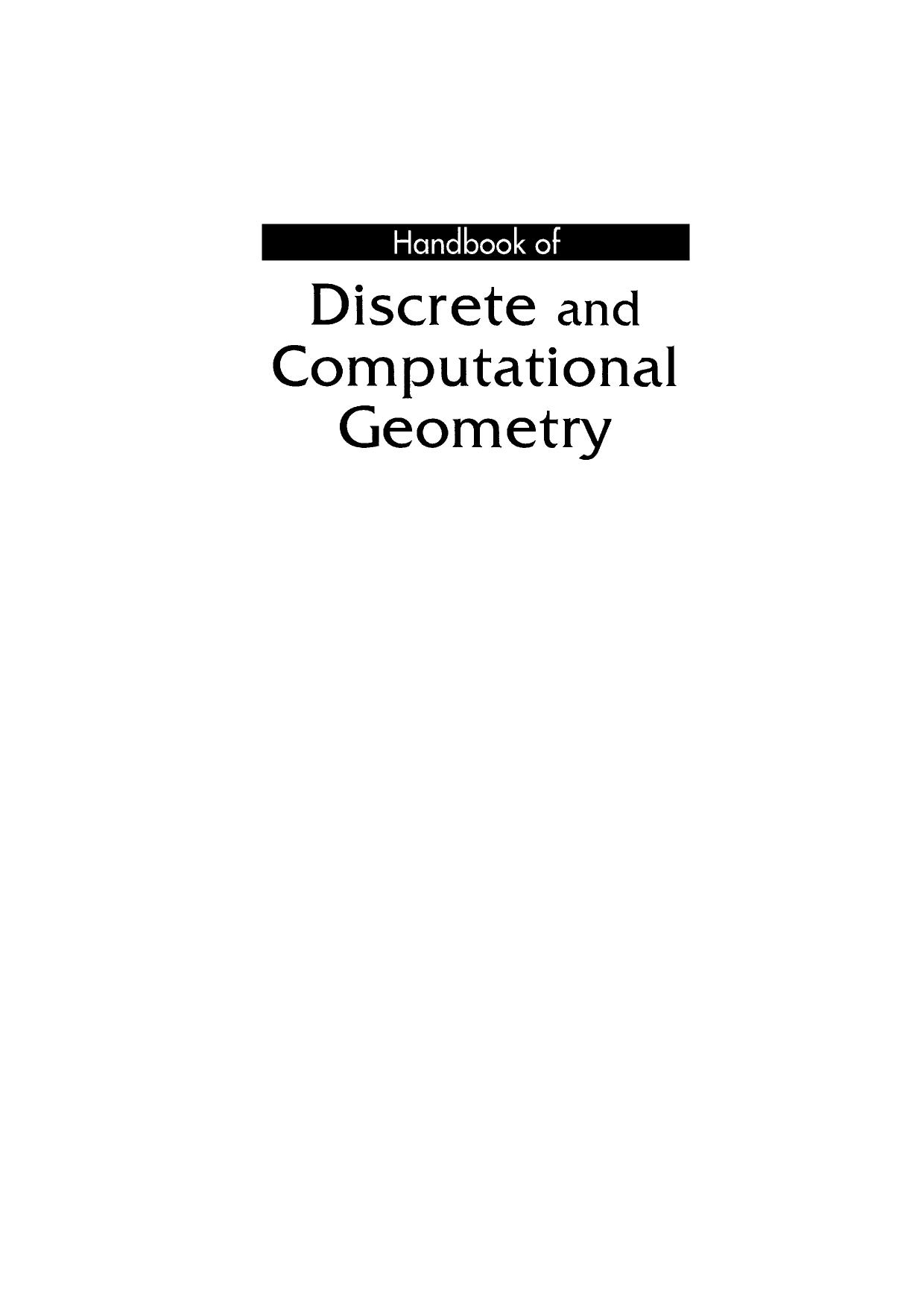 1_LN6jr3hB_Handbook of discrete and computational geometry and its applications - Rosen