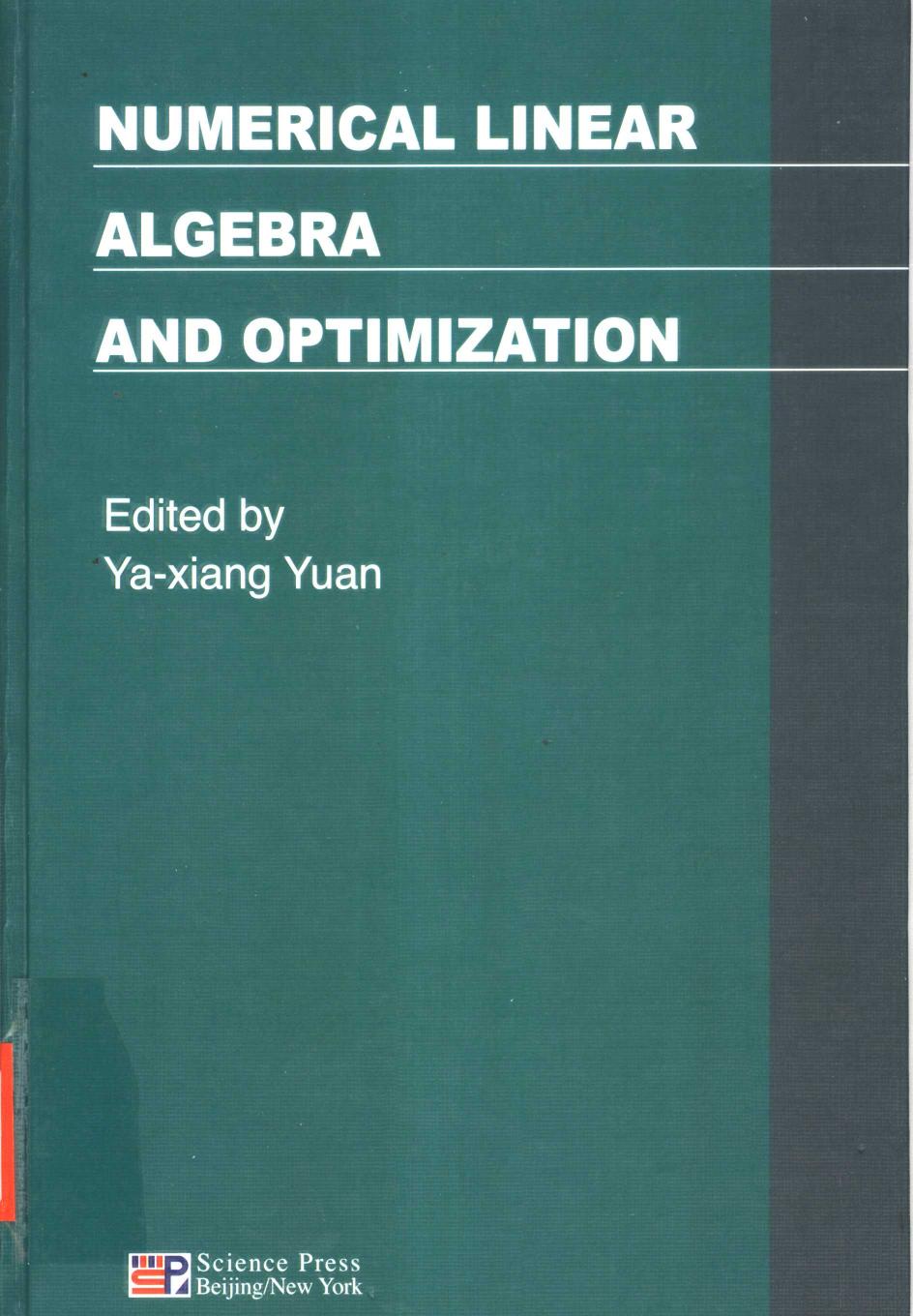 1_677OrX3o_numerical linear algebra and optimization