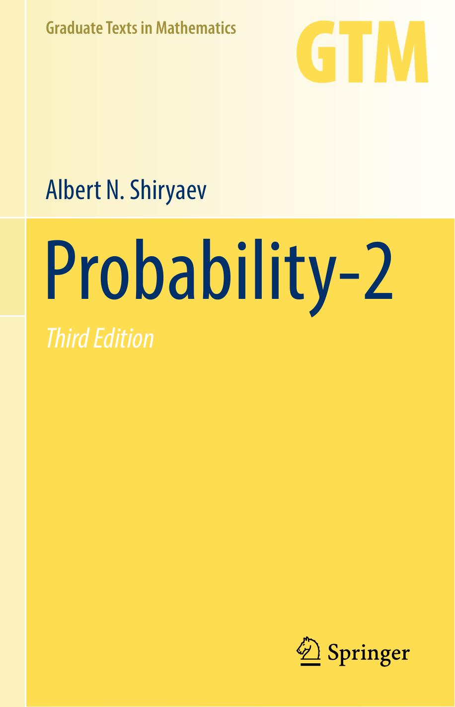 1_IvD2WAry_Probability-2_Shiryaev A.N