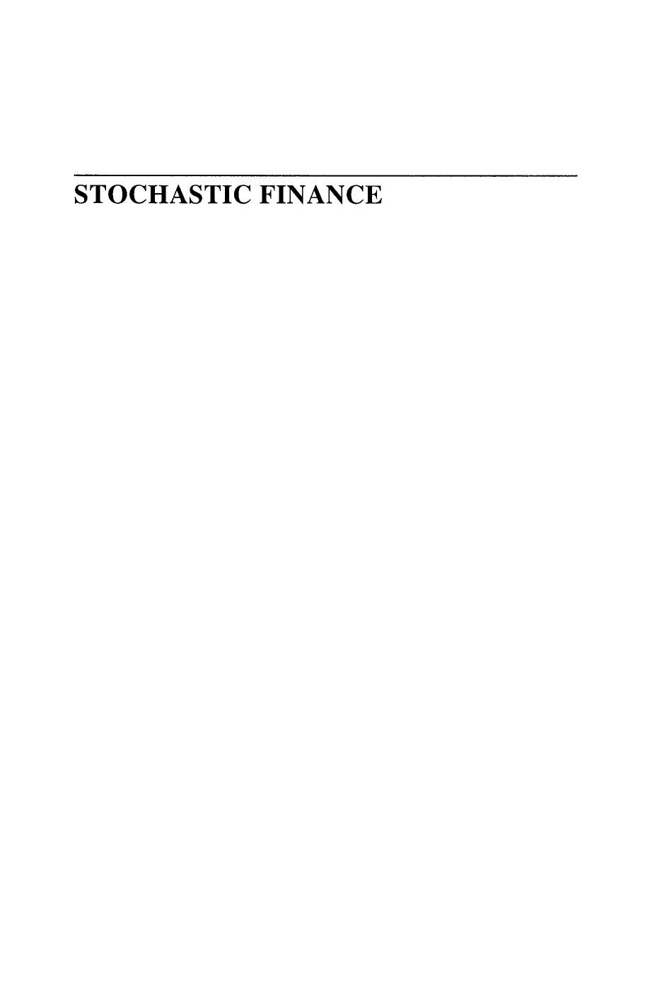 1_xK68623T_Stochastic Finance_Shiryaev A.N., Grossinho M.R., Oliveira P.E.