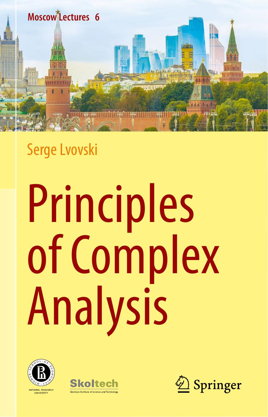 1_AD8WCFM7_Principles of Complex Analysis_Serge Lvovski