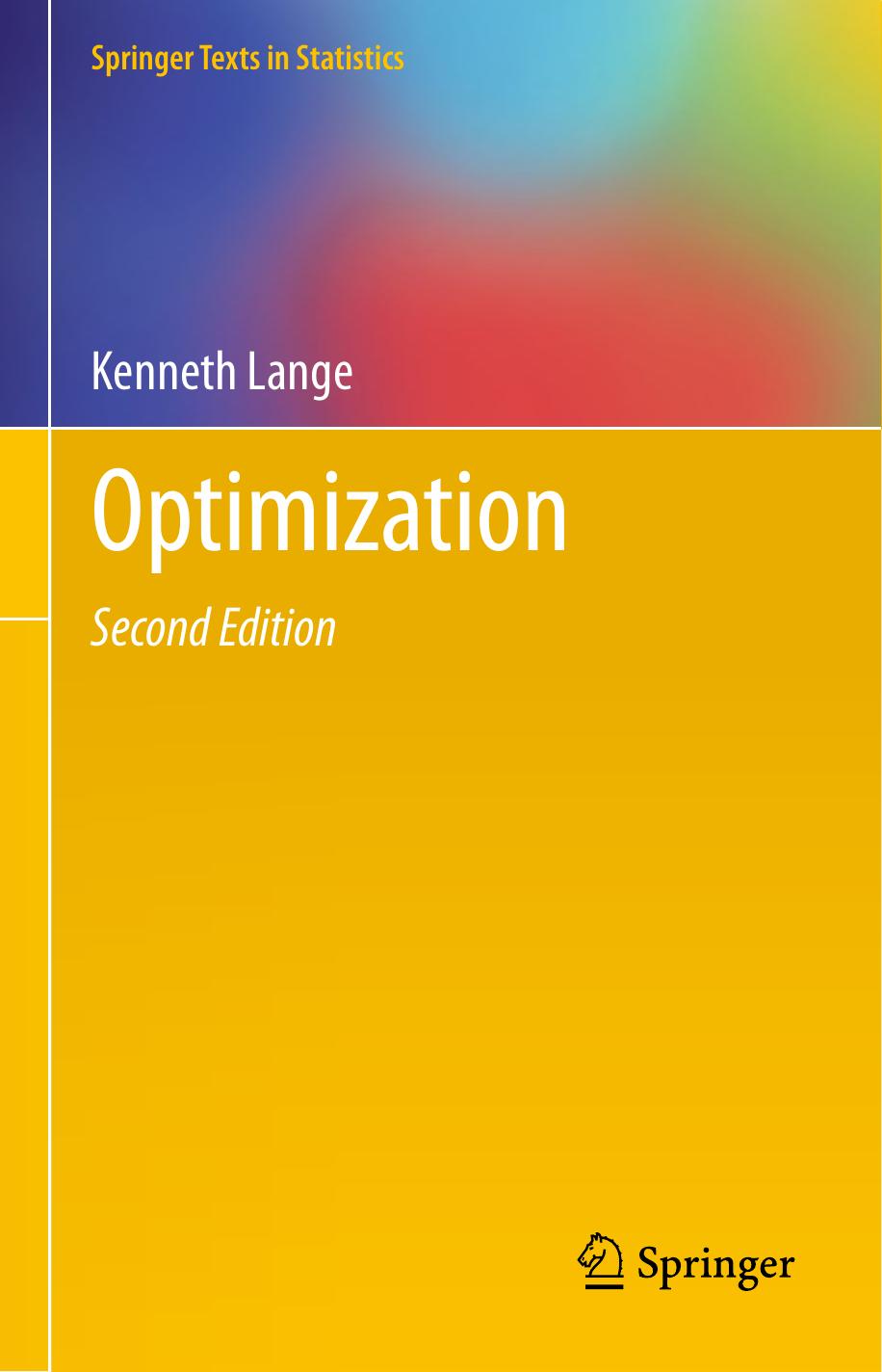 1_0hjPXvrv_Optimization (Springer Texts in Statistics, 95)