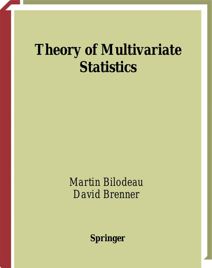 1_87QhYksK_Theory of Multivariate Statistics